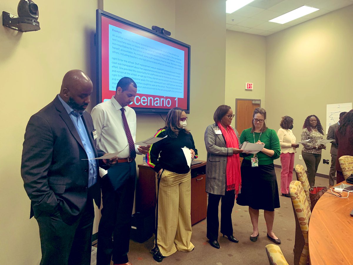PrincipalDynami's tweet photo. Thank you @DeKalbSchools & @KFairweather4 for this amazing opportunity! @EDUJewelsLLC and I co-facilitated & had a blast! We thank you 4 your vulnerability & engagement! #Session4 #NewPrincipalDevelopment #ImprovingInstruction #grateful #leaders #MasseySignatureSelfie🤣 https://t.co/P8DsHkABsk