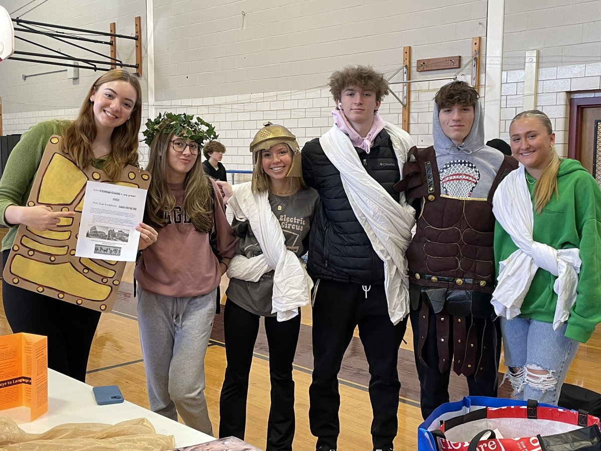 Registration time is upon us!! Consider taking Fcc Dual Enrollment Latin 101 and 102, and earn six free college credits, while having tons of fun!