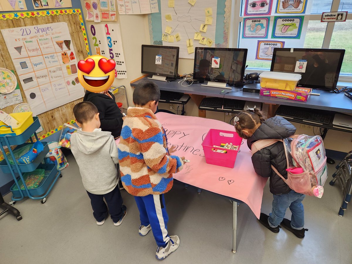 SarahKelty3's tweet photo. We're trying something new during dismissal to keep the kids occupied. We're making Valentine's that will be given to local organizations to share some love and smiles.💖 Stay tuned for the reveal! Thanks @SPerezCe for partnering with me on this project! #CEroars #ActiveCitizens https://t.co/nlFn19hiki