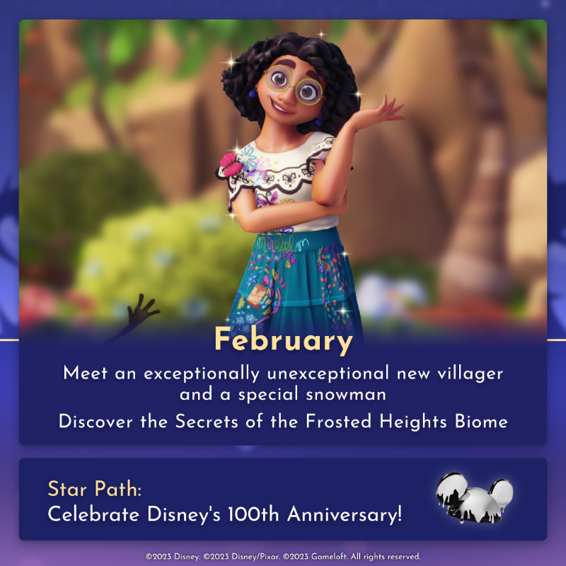 DisneyDLV's tweet photo. Is that a roadmap we see?

Get your first look at what (and who) to expect from our next few updates⤵️

Early 2023 is shaping up to be HUGE for Disney Dreamlight Valley and we can't wait to share the magic with you!

Stay tuned for more details on Update 3 coming this February✨