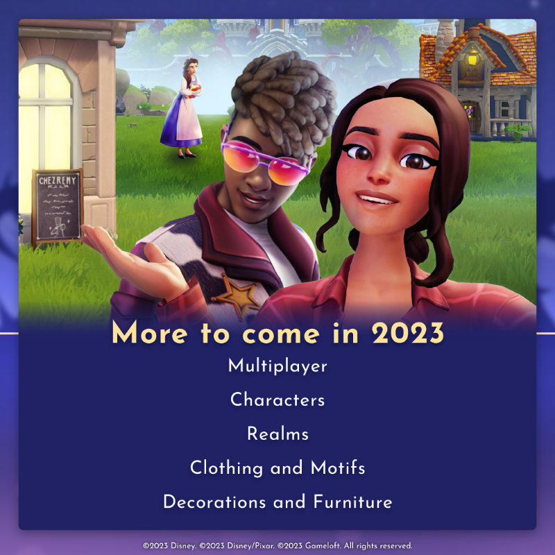 DisneyDLV's tweet photo. Is that a roadmap we see?

Get your first look at what (and who) to expect from our next few updates⤵️

Early 2023 is shaping up to be HUGE for Disney Dreamlight Valley and we can't wait to share the magic with you!

Stay tuned for more details on Update 3 coming this February✨