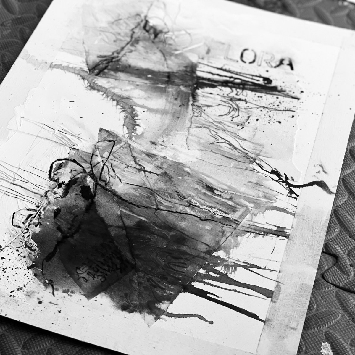 Enjoying exploring my wild flora theme with inks and paint on paper - memories of the rose bay willow herb in the autumn