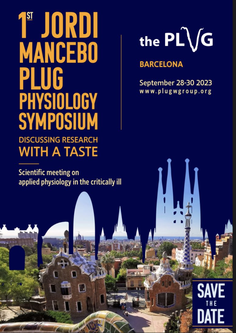 #goodnight 

🤩 We are proud to invite you to the 
1er Jordi Mancebo PLUG Physiology Symposium. 
📍Where? In Barcelona, 
📆 When? September 28th to 30th. 
All the information 👉🏻 plugwgroup.org #Some4Mv #learning #barcelona