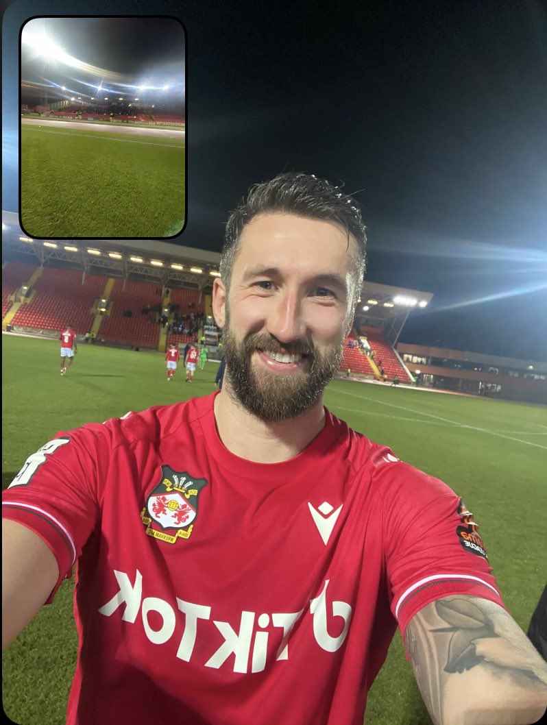 Wrexham AFC on Twitter "All smiles for Ollie Palmer and the Wrexham