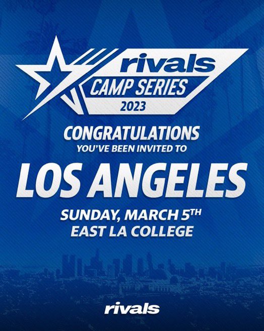 WOOPTIE1's tweet photo. Blessed to be invited to the rivals camp 🙏🏾 @RivalsCamp @adamgorney @Leuzinger_FB @recruitcoachmc @BManu86 https://t.co/li9TEfgpZD