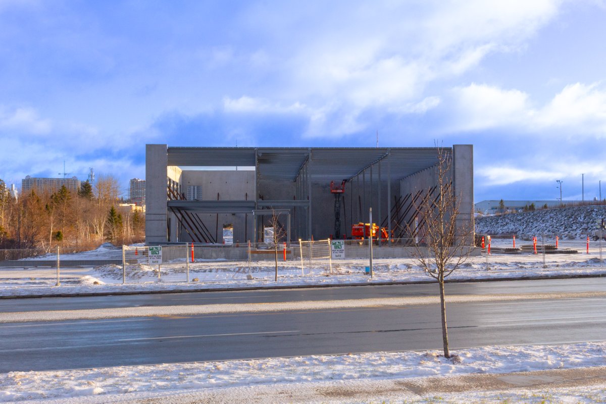 We took this photo early this morning.  East Coast Lifestyle is beginning to look like a building.  Looking forward to having new neighbours!