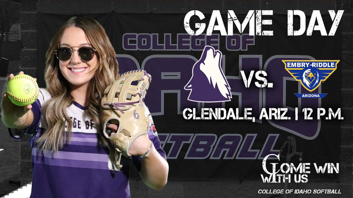 YoteAthletics's tweet photo. SOFT | It's about time for the season opener for @YoteSoftball!
🆚 Embry-Riddle (DH)
📍 Glendale, Ariz. 
⏰ 12 p.m. / 2 p.m.
📊 https://t.co/tZej7j8IT4 (Game 1)
📊 https://t.co/E0g2pcz2o7 (Game 2)
#ComeWinWithUs https://t.co/TRT3ue7nx5