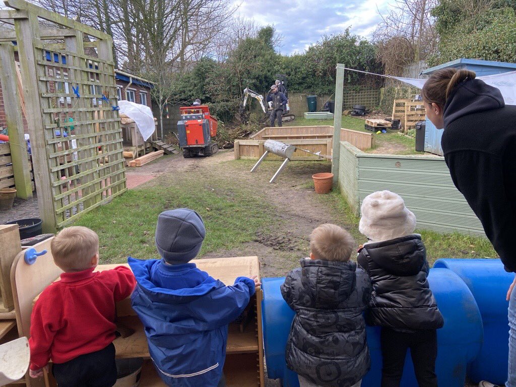 We are very excited for the installation of new equipment in our Blue Teddy garden. Thank you to ABPlaygrounds for all your hard work today. 🌈🤗