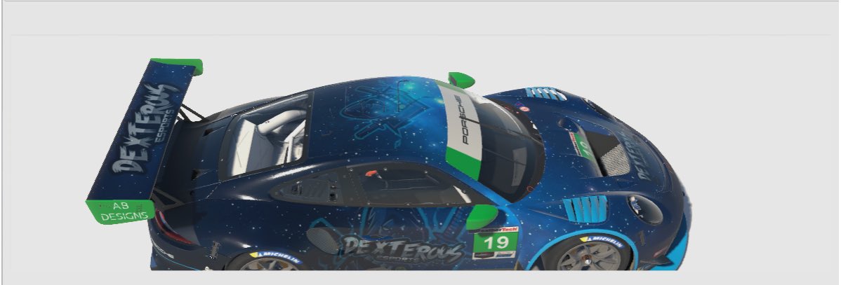 Brooksy0907's tweet photo. Finally got round to the paint booth on iRacing, quite happy with my first attempt definitely room for some improvements. #iRacing #designer #porsche #DxT #Dexterous #eSports #ABDesigns https://t.co/b8u99nOZyJ