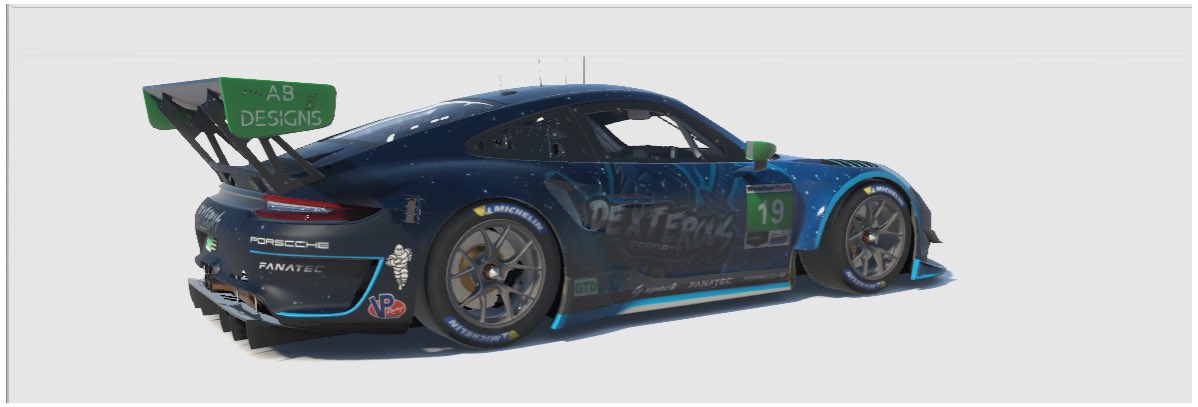 Brooksy0907's tweet photo. Finally got round to the paint booth on iRacing, quite happy with my first attempt definitely room for some improvements. #iRacing #designer #porsche #DxT #Dexterous #eSports #ABDesigns https://t.co/b8u99nOZyJ