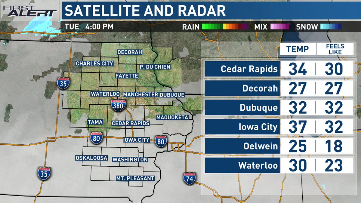 KCRGTV9 First Alert Weather on Twitter "Your current conditions and