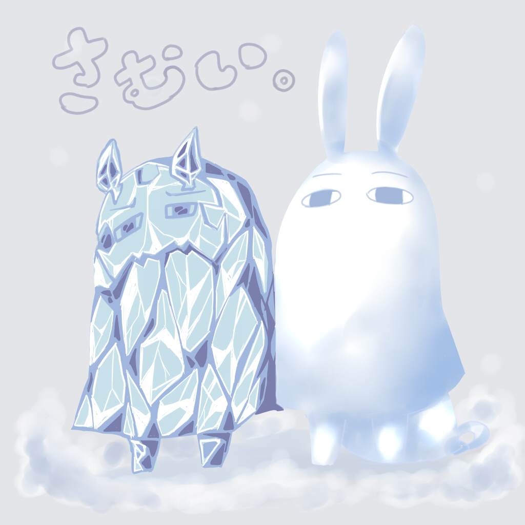 nitocris (fate) ice animal ears <o> <o> snow frozen cosplay no humans  illustration images