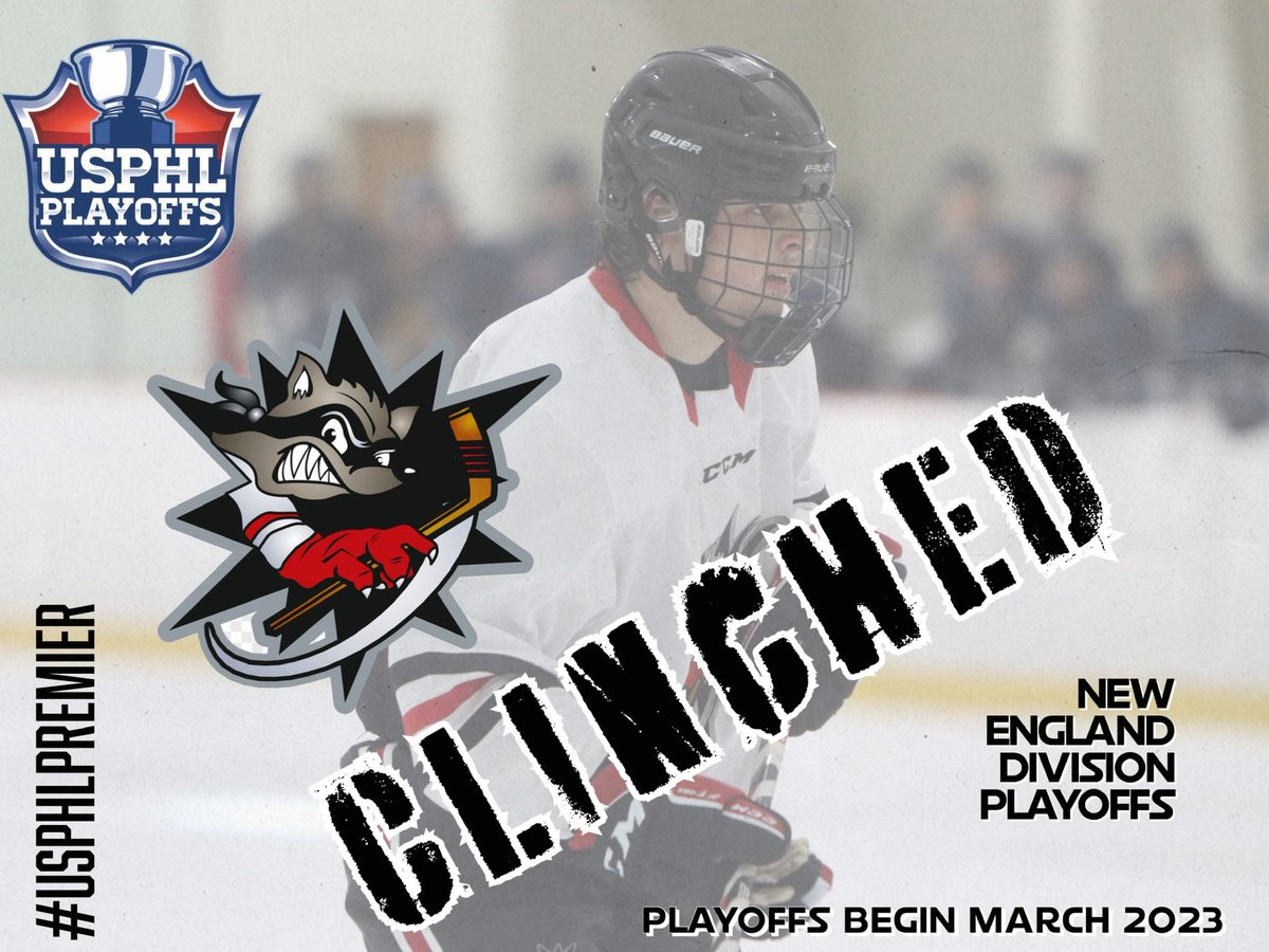 USPHL (@usphl) on Twitter photo #USPHLPlayoffs: Congratulations to the <a href="/Jr_Bandits/">Bridgewater Jr Bandits</a>, who are officially in the #USPHLPremier New England Division playoffs! Best of luck to Coach Scott Drevitch and the players!
#Clinched! #USPHLPlayoffs: Congratulations to the <a href="/Jr_Bandits/">Bridgewater Jr Bandits</a>, who are officially in the #USPHLPremier New England Division playoffs! Best of luck to Coach Scott Drevitch and the players!
#Clinched!
