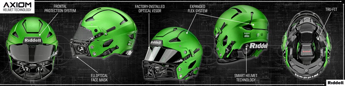 A helmet system built to fit an individual player including a redesigned shell and enhanced protective technologies. #TechTuesday