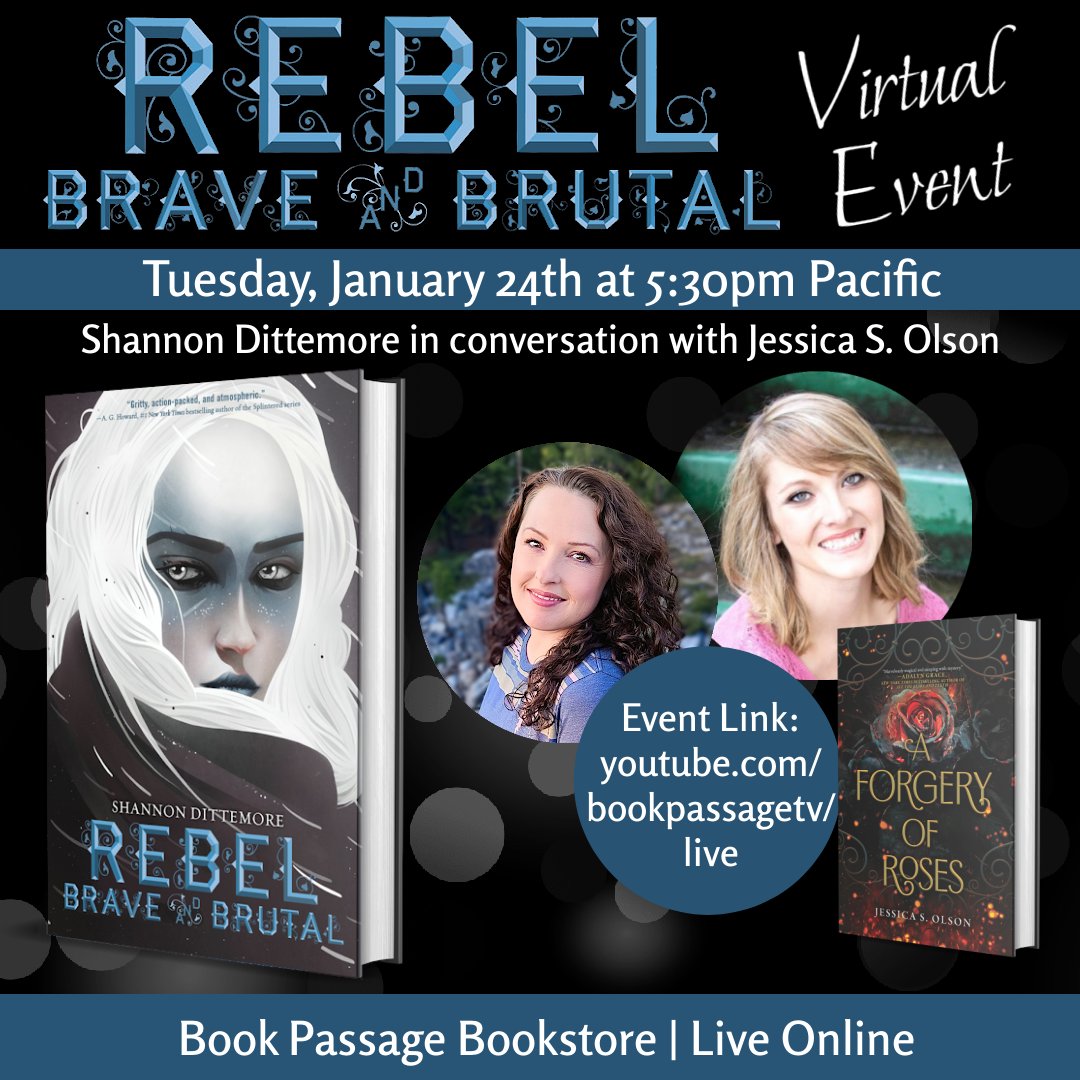 Tonight! 5:30pm PT! bookpassage.com/event/shannon-…