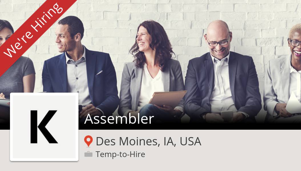 missmistym1972's tweet photo. #Assembler (#job) wanted in #DesMoines. #KellyServices https://t.co/oGfzqmlcIN https://t.co/4KUfJKxjYF
