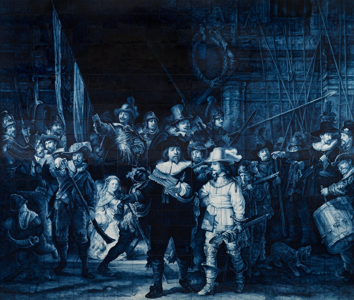 The Delft Blue Night Watch tweet media