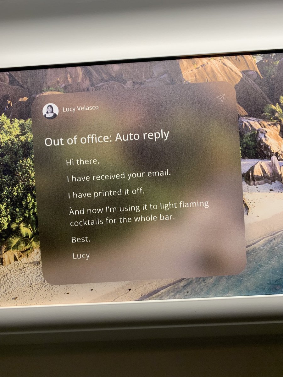 philgrovesuk's tweet photo. Wait, so not only are you checking your email on holiday, you’ve also taken a printer and laptop out to the bar with you? Doesn’t sound like you’re taking your holiday very seriously to me @British_Airways #pedentry https://t.co/3UHSX7X3Sn