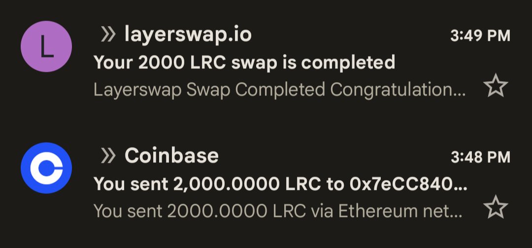 Took a whole minute. #instantgratification #lrc #Loopring