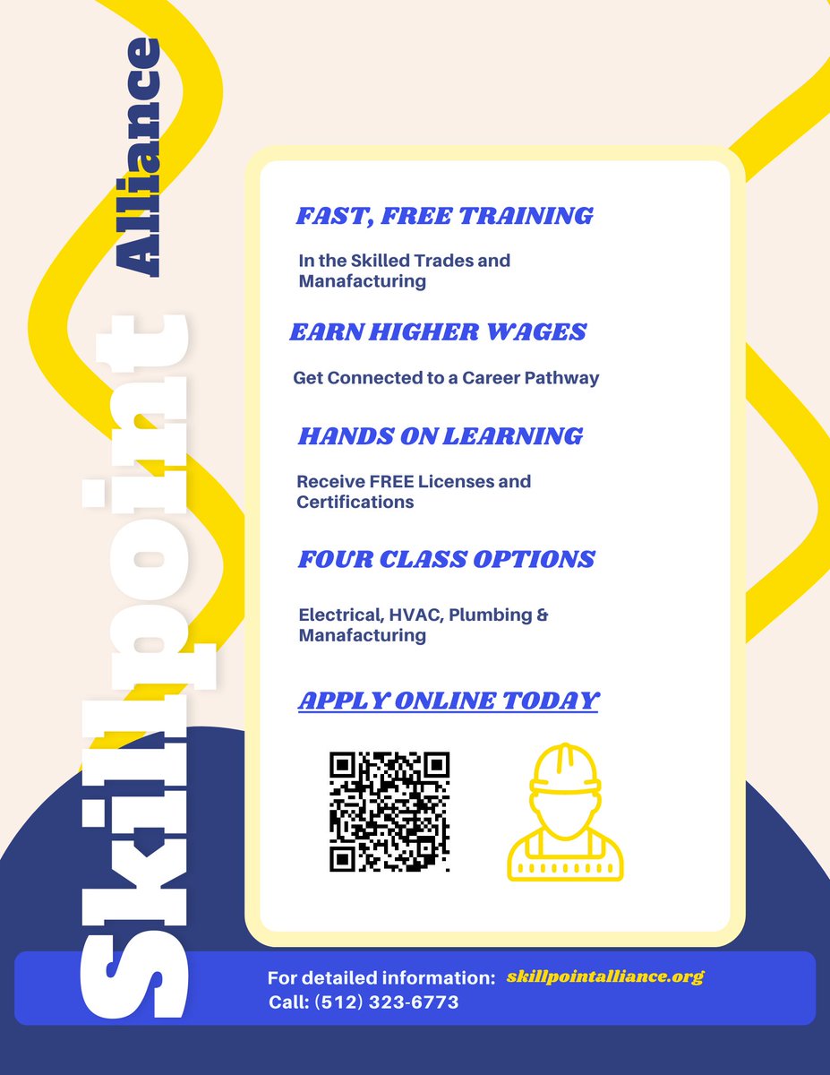Skillpoint's tweet image. Make 2023 your year! 
APPLY TODAY
 skillpointalliance.org/application/
