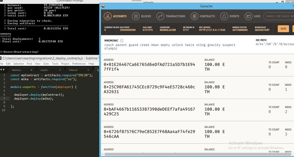 #WTF23 Web3.js
Finally, I got here.
Kinda late, but i'm happy to have resumed learning and actually coding along.

Practiced my first steps in #Web3.js today.
With various open tabs on my laptop, I'm thrilled to be here.
#WorldEducationDay