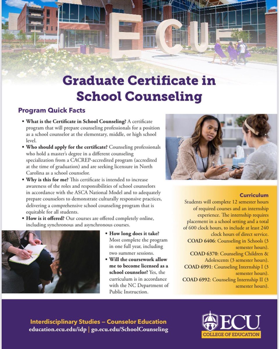 ECU Counselor Education tweet media