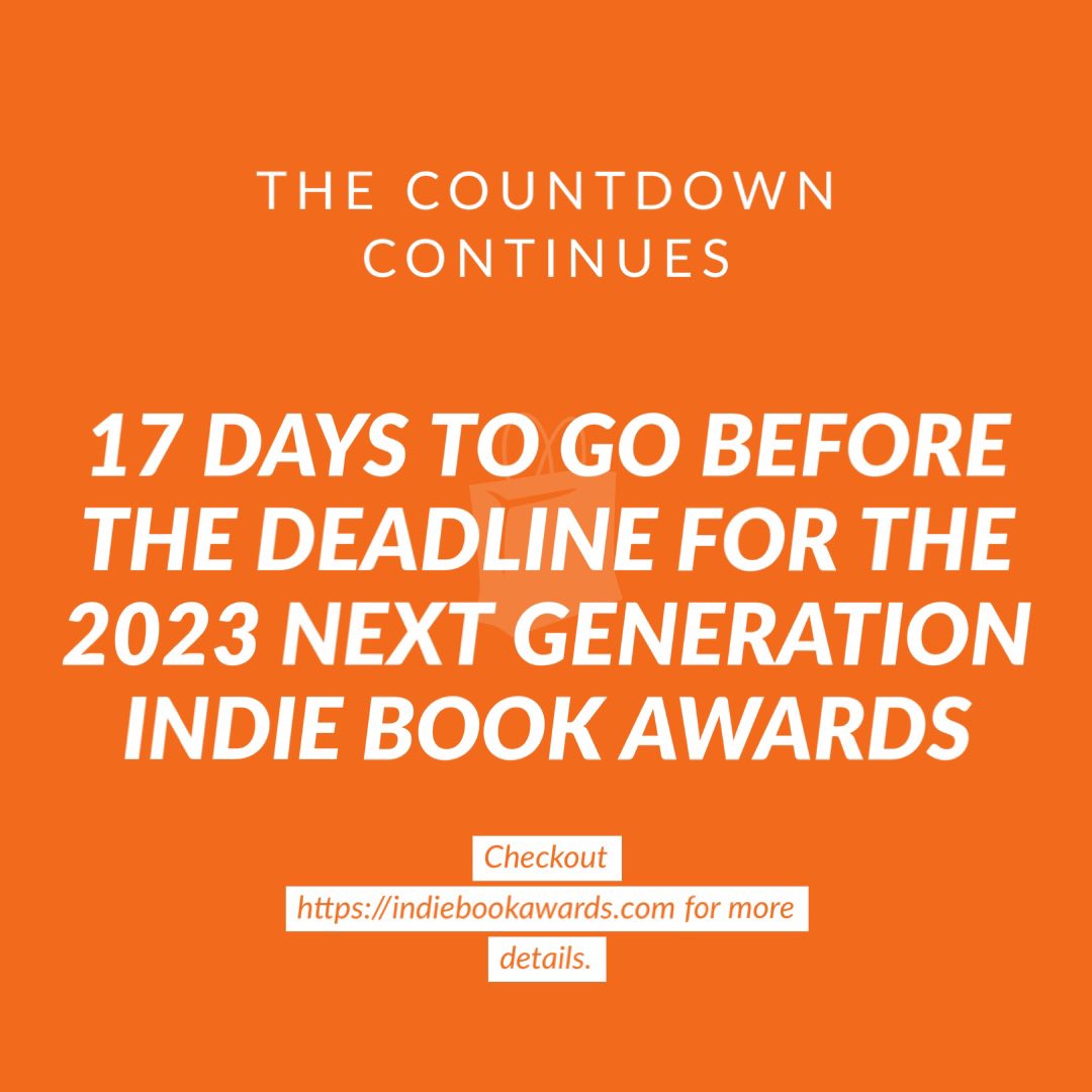 IndieBookAwards's tweet photo. There is still time! Enter your book today! https://t.co/9PYCOkXyWs 

#WritingCommunity #writersoftwitter #writers #Illustrators https://t.co/CpCr5BXhig