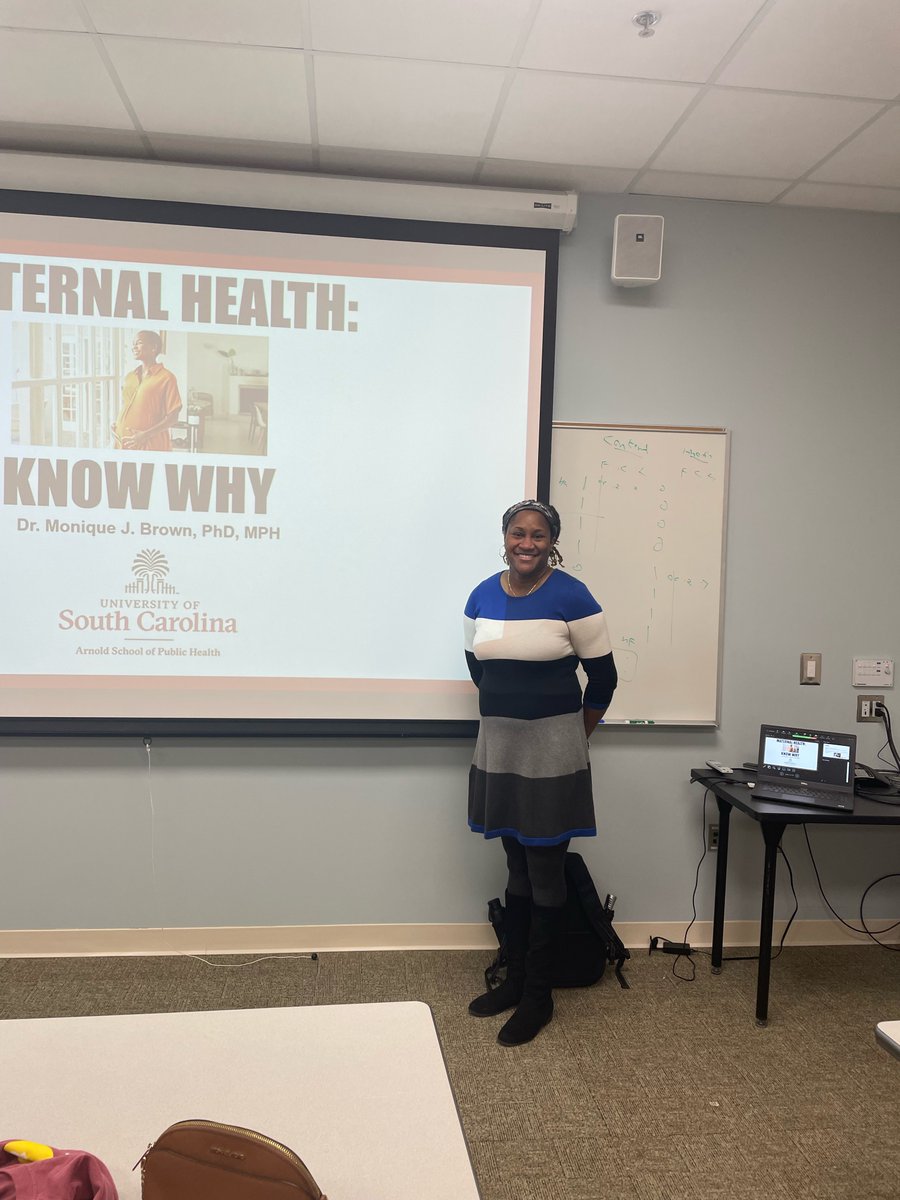 mch_leap_sc's tweet photo. We would like to thank our very own, Dr. Monique Brown for her wonderful presentation on Maternal Health this afternoon. Thank you everyone who attended. https://t.co/fmcN97KJnQ