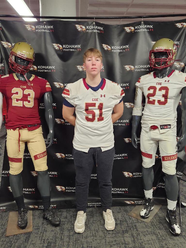 Thank you for having me over for a visit! <a href="/CoachLukeMoore/">Luke Moore</a> <a href="/KohawksFootball/">Coe College Football</a>