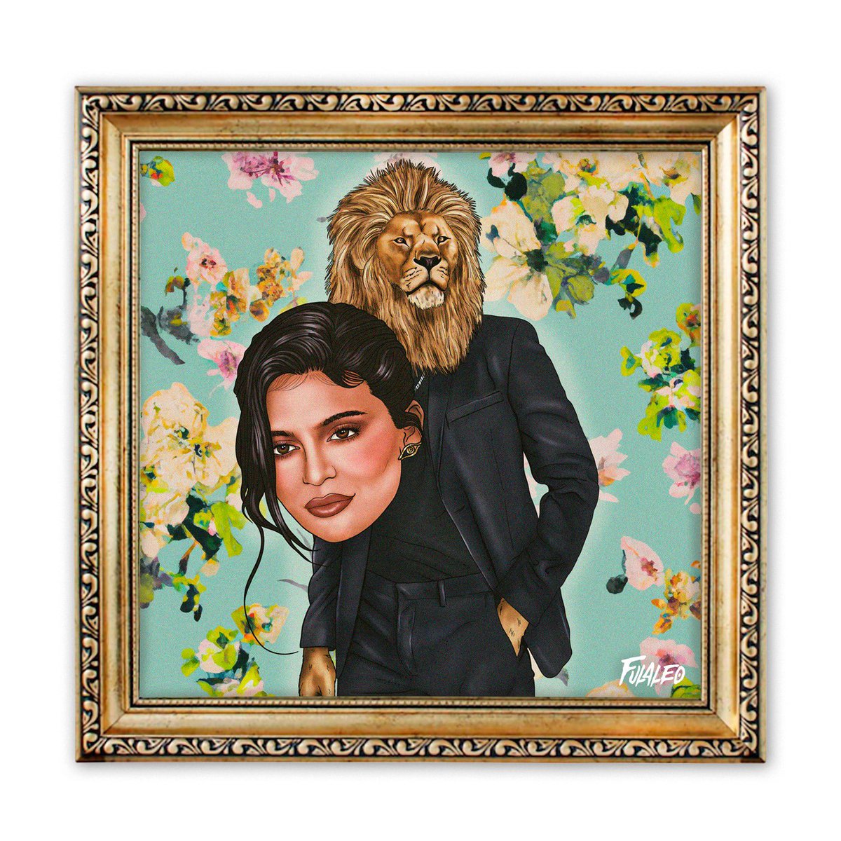 Fulaleo's tweet photo. Ladies and Gentlemen … *ANIMAL FASHION WEEK* … Yep, better! 👗 🦁 ✨ 
#parisfashionweek #pfw #fashion #kyliejenner #kardashian #paris #art #dojacat #schiaparelli #danielroseberry #lion #animal #peta #fulaleo https://t.co/wS90S623OW
