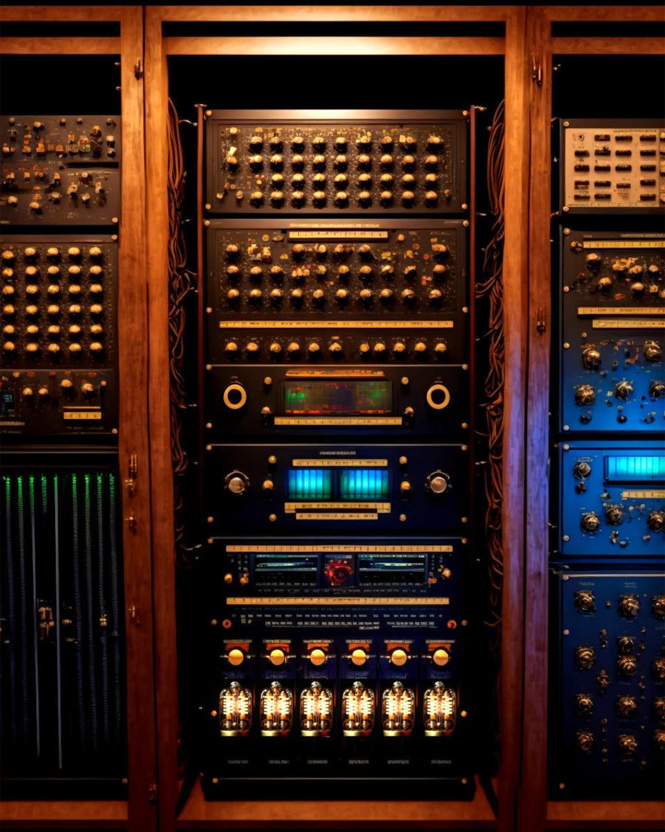 milehimastering's tweet photo. Some #VintageGear in the rack.
#SyncMusic #Mastering #IndieArtists https://t.co/bm88QDVkeD