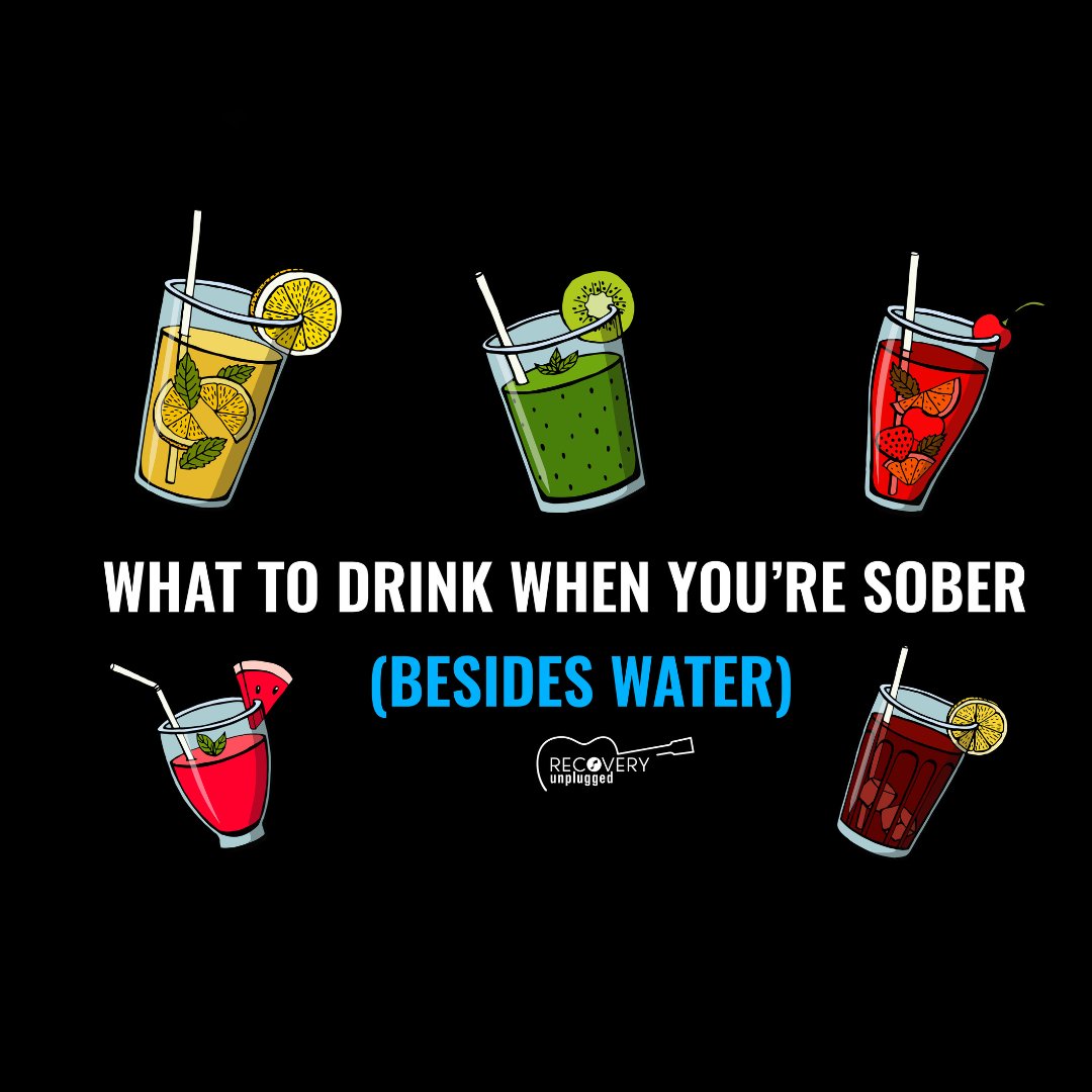 RecoveryUnplugd's tweet photo. We’re sober - not boring!

🍹 Find a fun mocktail recipe
🥤 Order fancy iced coffee
🍵 Try matcha, or any other tea
🍺 Get an NA beer (lots of options!)
🍋 Garnish your favorite soda water with citrus

#SoberDrinks #RecoveryUnplugged #Sober #Sobriety #SoberLiving #SoberLife https://t.co/AtRFMPXLRC