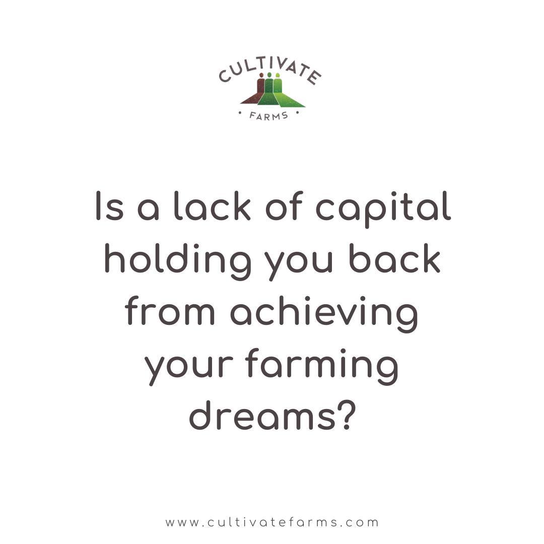 Would you like to partner with a like-minded investor to expand your farming footprint? Find out more about Cultivator Program: buff.ly/3975uD1