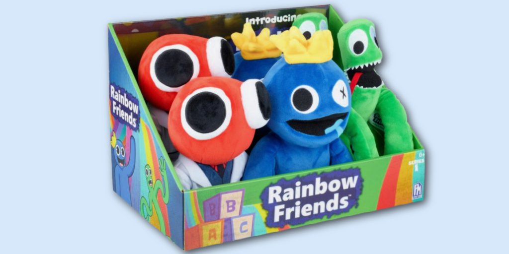 2023 RAINBOW FRIENDS Licensed 8” BLUE PLUSH Series 1 Phat Mojo Roblox New +  Tag