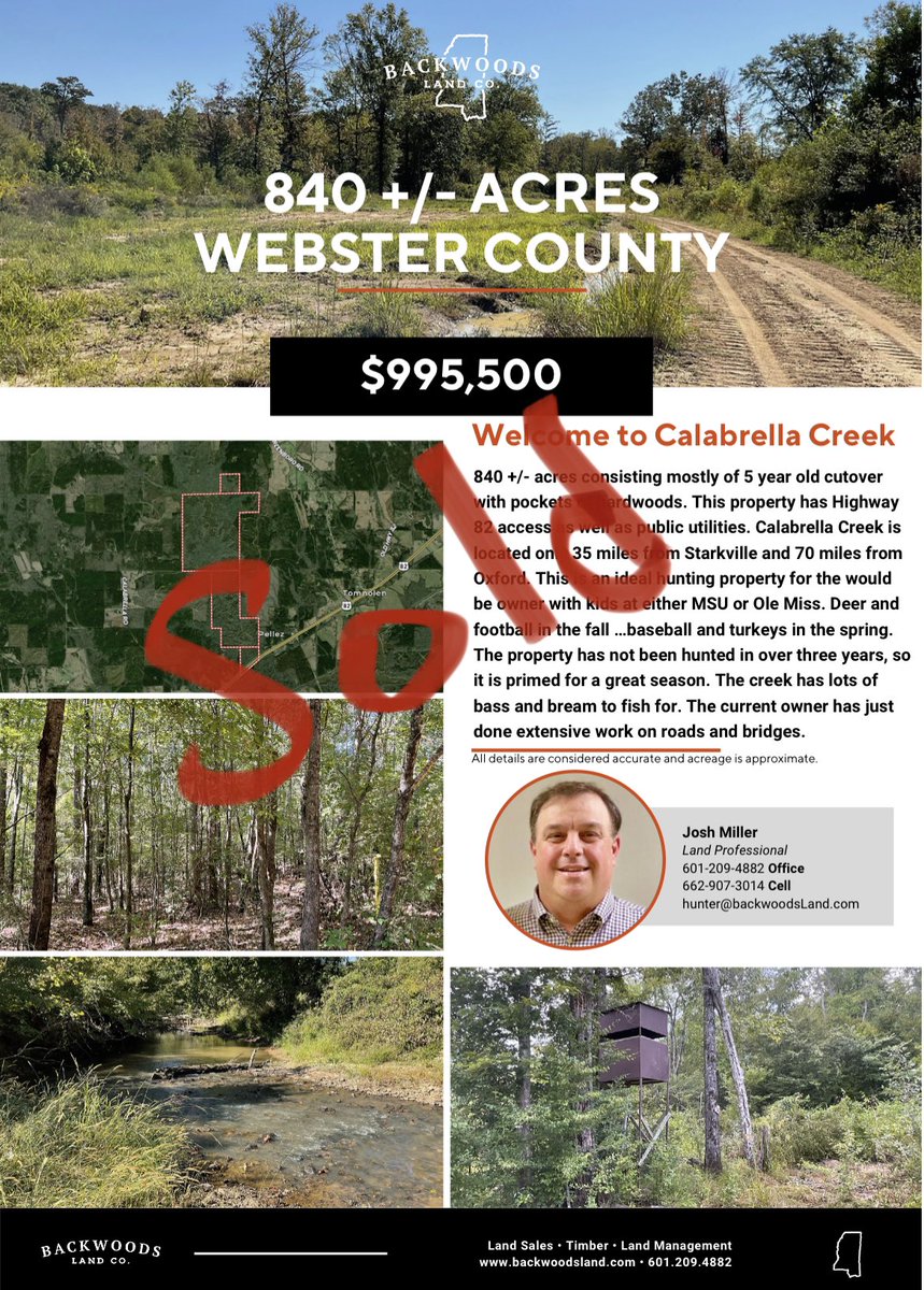 jkm1272's tweet photo. Starting the year on 🔥. One sold another $1,000,000 property under contract.  DM or call me to help with your real estate needs. 
Backwoods Land Co https://t.co/oEG8q42AQN