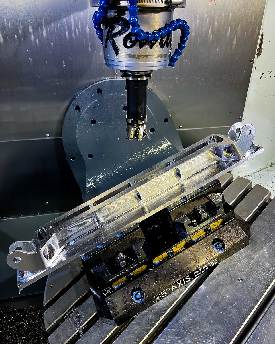 Shoutout to Mitsubishi Materials or their rec on using the AJX high feed mill for our 4140 center links! 🤝