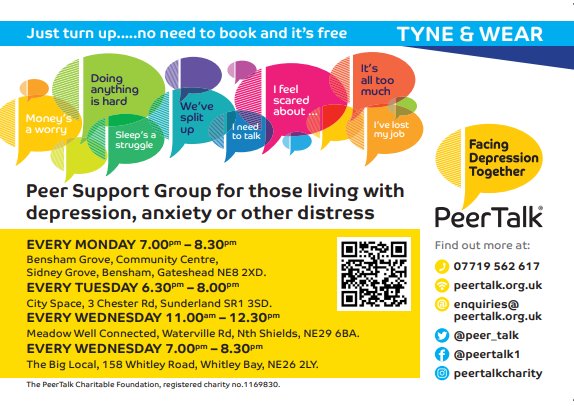 SunderlandQMH's tweet photo. #mentalhealth #peerSupport #sunderland #anxiety #depression #mindfulness #gateshead #newcastle #northShields #whitelybay https://t.co/fMAtw0KtLf