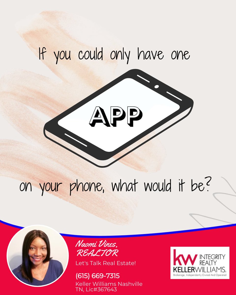 NaomiVines11's tweet image. Nowadays, our phones are capable of doing many many things! Out of all the apps on your phone, which is the one you can&apos;t live without? Share them down below!

#QuestionOfTheDay #QuestionPrompts #iphoneApps #AppStore #FavoriteApp