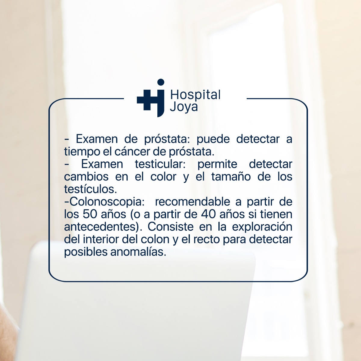 Tu edad, antecedentes familiares y el estilo de vida afectarán la frecuencia con la que necesitas realizarte un chequeo. No esperes hasta tener algún síntoma, acude a chequeos regulares.

Aquí te recomendamos algunos chequeos que debes realizarte, acorde a tu género.