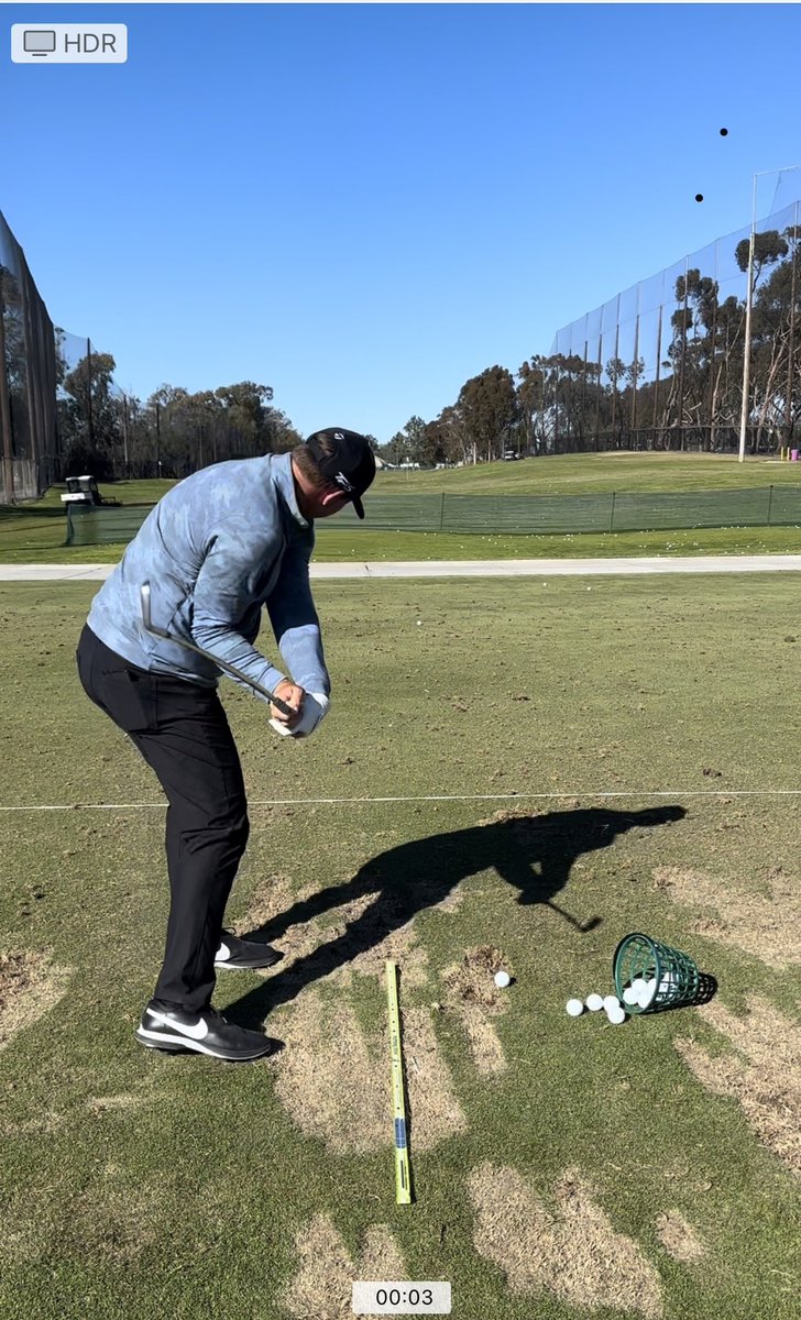 ColtKnost's tweet photo. For all those golfers who think they have to keep their head down and eye on the ball…..this is PGA Tour rookie Taylor Montgomery!  Guy has been on a heater! Look at that early head release! https://t.co/4yCftKfgXh