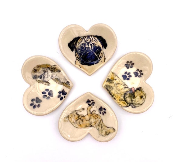 Zen Cat Pottery on Twitter "Dog Lover Heart Shaped via EtsySocial
