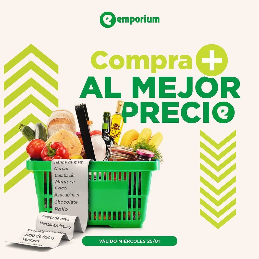 Emporium_Vzla's tweet photo. Comenta cuál es tu producto favorito con el mejor precio #Emprium ⚡️
Los mejores precios cerca de ti 🛒✨
Visítanos en nuestras sucursales: Nueva Casarapa y Palma Real de 7:00 AM a 9:00 PM de lunes a sábados y los domingos hasta las 7:00 PM.
#Promoc… https://t.co/eh637eVoq9 https://t.co/vCSHOT99vV
