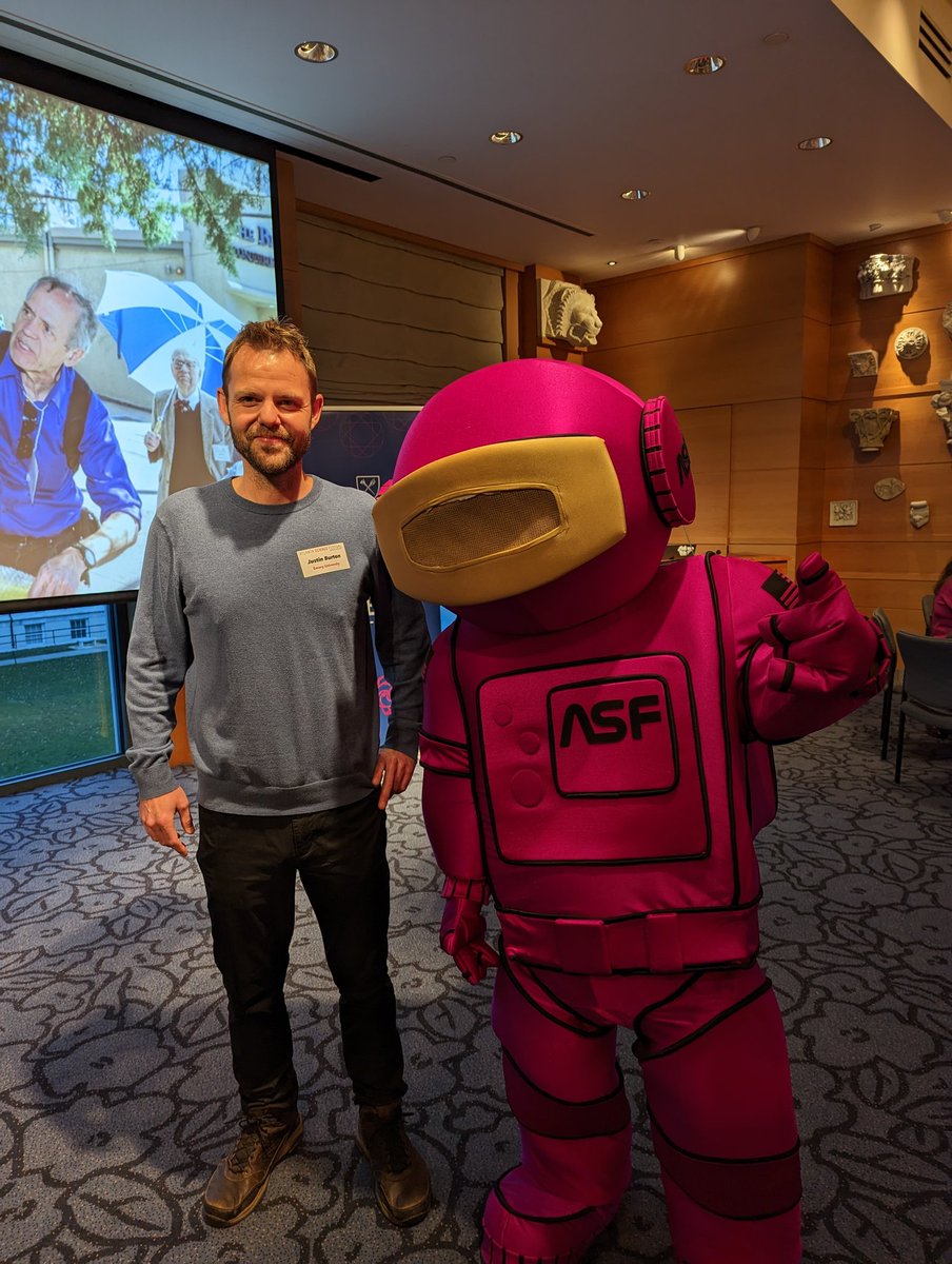 Hanging with Alex the Astronaut at the @ATLSciFest kick-off party! @EmoryUniversity