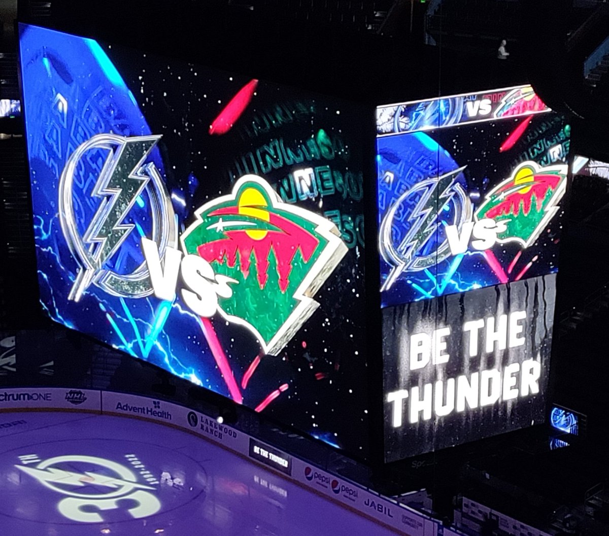 AKaplanDink's tweet photo. Working NHL Tampa Bay Lightning vs. Minnesota Wild at Amalie Arena.
⚡GO BOLTS!!⚡ https://t.co/bAe1bmZ6n7