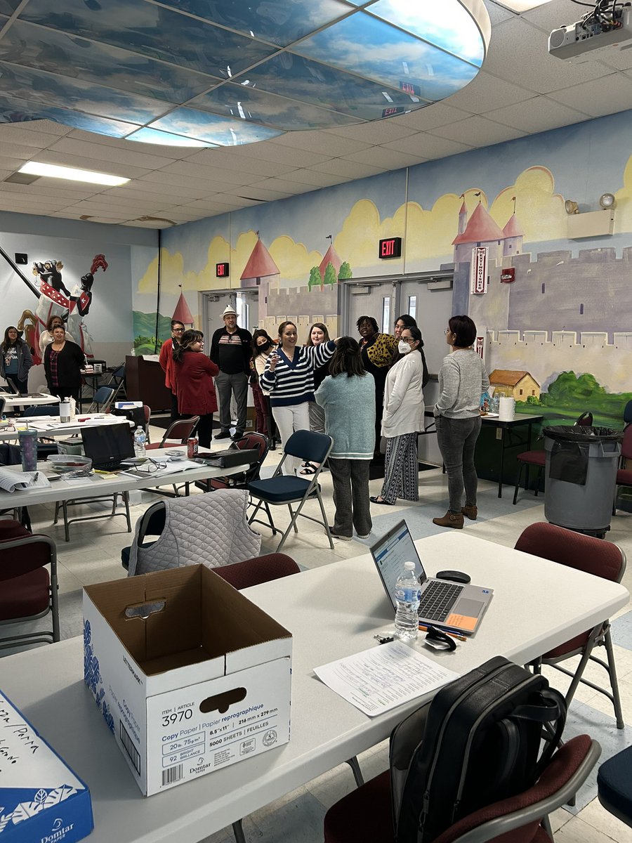 EISDMath's tweet photo. Day 2 of unit planning with our @EISDofSA 1st grade teachers. Great job @josjengeo in modeling for teachers engaging activities! #weteachmath https://t.co/cgAycsUGsb