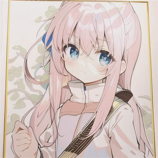 AIぼっちちゃん2枚目はこれを元に描いたやつアナログ絵をAIに食わせると線の感じとかええな 