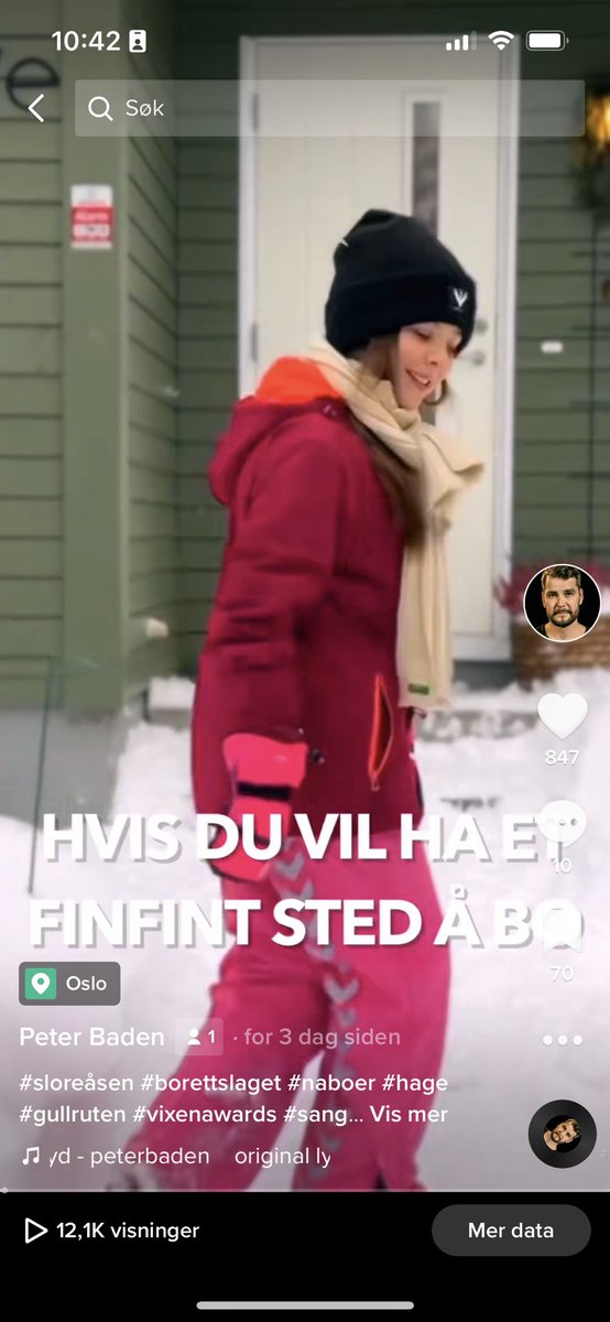 Kom på radioen i dag gitt!:-) #radioNRJ med låta til #Sloreåsen 37e!