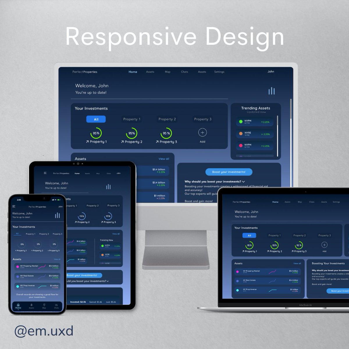 What is Responsive Web Design?
Check out my thread below⬇️

Instagram: @ em.uxd 
#uxdesign #uidesign #uxdesigner #uidesigner #uxuidesign #uxuidesigner #uxd #uid #responsivedesign #responsivewebdesign #webdevelopment #webdesign #uitrends #uxtrends #design