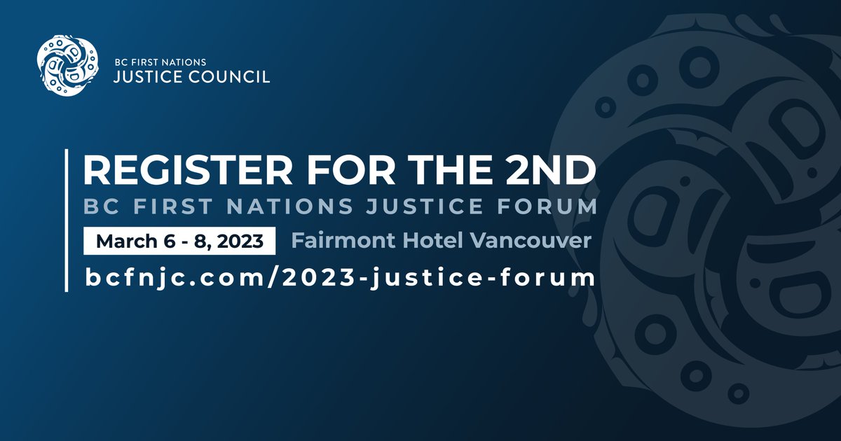 BCFNJC's tweet photo. We are seeking to bring together First Nations leaders, Rights holders, Knowledge Keepers, and subject matter experts in BC with an in-depth understanding of Indigenous justice to set priorities as we advance implementation of the BC First Nations Justice Strategy. https://t.co/StDcJTO2ji