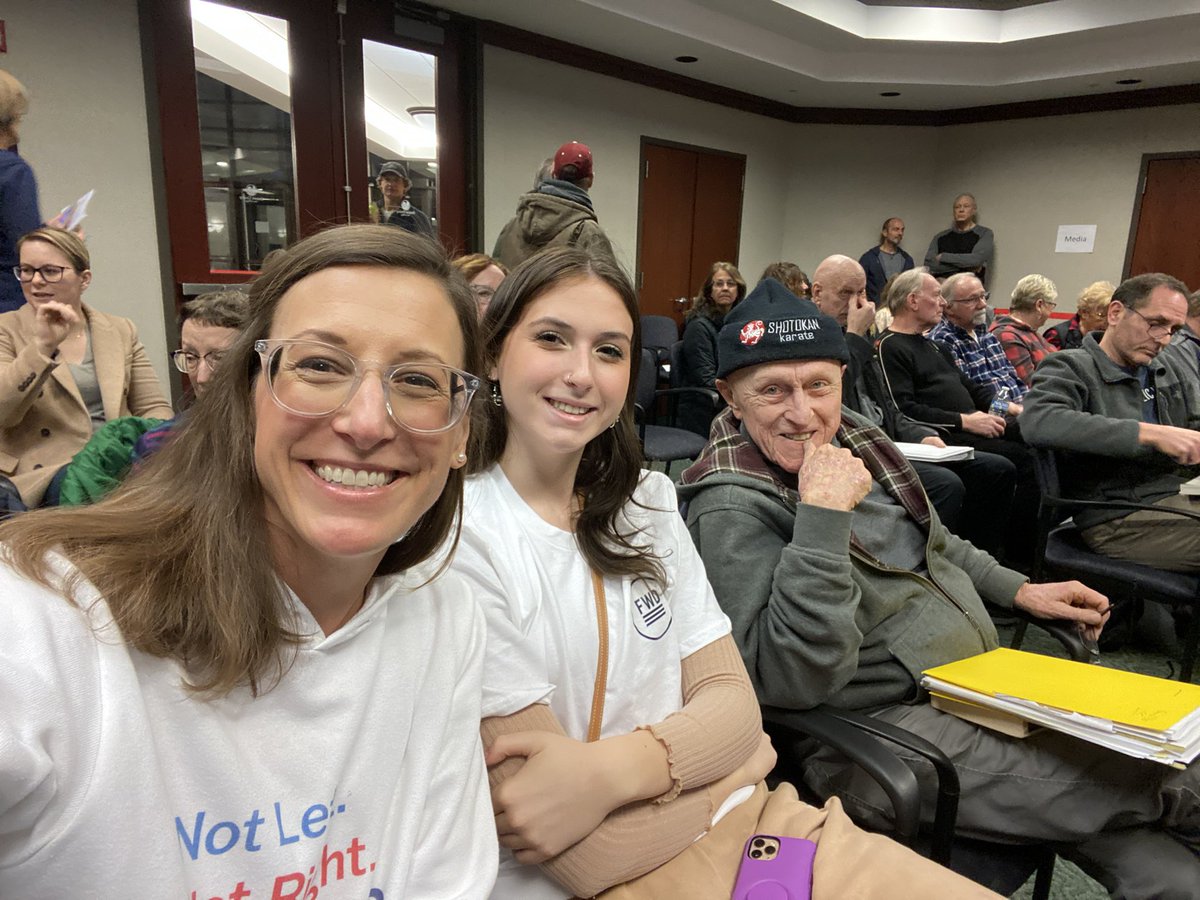 groverhh's tweet photo. Sitting with my cousin and the famous Walter A. Davis - Mac waiting for the meeting to begin. I’ll be third to speak. The meeting begins at 6:30PM and is live on the county’s YouTube channel: https://t.co/dd6Skn91U2 #ForwardTogether @Fwd_Party @FWD_Michigan #OttawaCounty https://t.co/MUEiyUYtq4